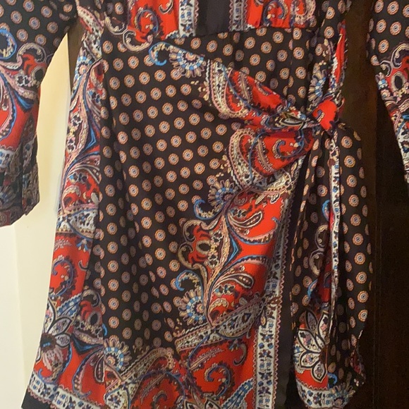 Zara silk wrap dress - Picture 2 of 4